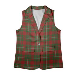 ScotsTee Shop Scottish McGregor Modern Women's Tartan Sleeveless Blazer Suit Vest