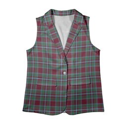ScotsTee Shop Scottish Spence Women's Tartan Sleeveless Blazer Suit Vest