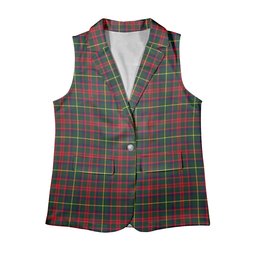 ScotsTee Shop Scottish MacKintosh Hunting Modern Women's Tartan Sleeveless Blazer Suit Vest