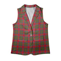 ScotsTee Shop Scottish McIntosh Modern Women's Tartan Sleeveless Blazer Suit Vest