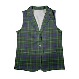 ScotsTee Shop Scottish Lloyd of Dolobran Women's Tartan Sleeveless Blazer Suit Vest