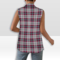 ScotsTee Shop Scottish MacLean of Duart Dress 4 Women's Tartan Sleeveless Blazer Suit Vest