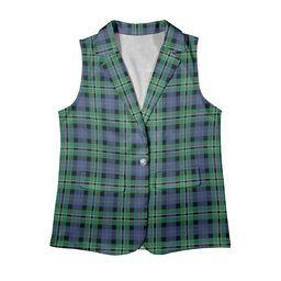 ScotsTee Shop Scottish Rose Hunting Ancient Women's Tartan Sleeveless Blazer Suit Vest