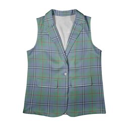 ScotsTee Shop Scottish Irvine of Glentulchan Ancient Women's Tartan Sleeveless Blazer Suit Vest