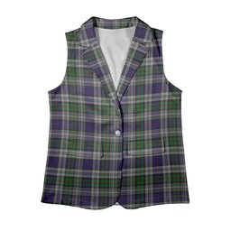ScotsTee Shop Scottish MacKinlay Dress Women's Tartan Sleeveless Blazer Suit Vest