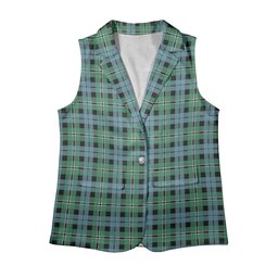 ScotsTee Shop Scottish Melville Modern Women's Tartan Sleeveless Blazer Suit Vest