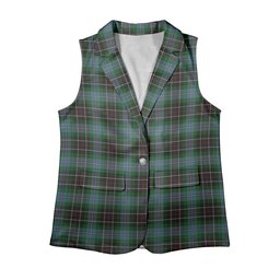 ScotsTee Shop Scottish Hyslop Hunting Women's Tartan Sleeveless Blazer Suit Vest