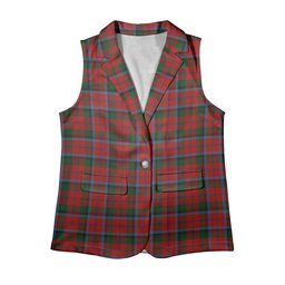 ScotsTee Shop Scottish MacNaughton Women's Tartan Sleeveless Blazer Suit Vest