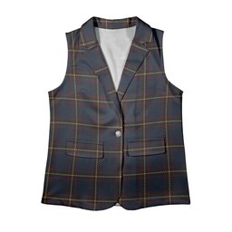 ScotsTee Shop Scottish McLaine of Lochbuie Hunting Women's Tartan Sleeveless Blazer Suit Vest