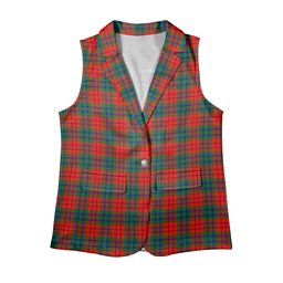 ScotsTee Shop Scottish Tulsa District Women's Tartan Sleeveless Blazer Suit Vest