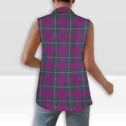 ScotsTee Shop Scottish Gregor Hunting Modern Women's Tartan Sleeveless Blazer Suit Vest