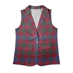ScotsTee Shop Scottish Laing Artefact Modern Women's Tartan Sleeveless Blazer Suit Vest