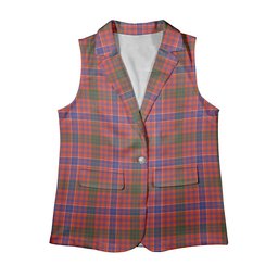 ScotsTee Shop Scottish McRae Ancient Women's Tartan Sleeveless Blazer Suit Vest