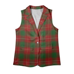 ScotsTee Shop Scottish MacPhie Women's Tartan Sleeveless Blazer Suit Vest