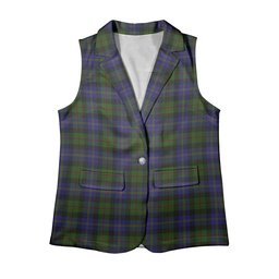 ScotsTee Shop Scottish MacCaskill Women's Tartan Sleeveless Blazer Suit Vest