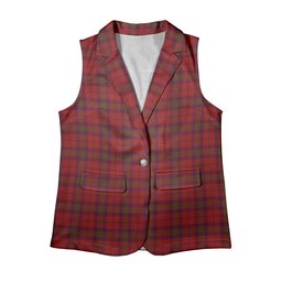 ScotsTee Shop Scottish Ross Old Women's Tartan Sleeveless Blazer Suit Vest