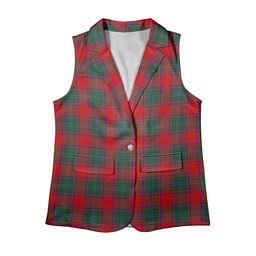 ScotsTee Shop Scottish MacPhail SC Women's Tartan Sleeveless Blazer Suit Vest