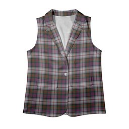 ScotsTee Shop Scottish MacDonald Dress 2 Women's Tartan Sleeveless Blazer Suit Vest