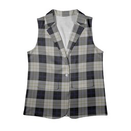 ScotsTee Shop Scottish Kennison Women's Tartan Sleeveless Blazer Suit Vest
