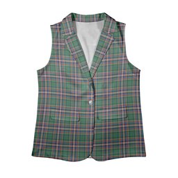 ScotsTee Shop Scottish McFarland Hunting Ancient Women's Tartan Sleeveless Blazer Suit Vest