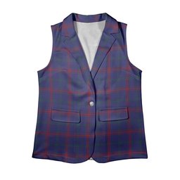 ScotsTee Shop Scottish Lynch Women's Tartan Sleeveless Blazer Suit Vest