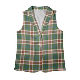 ScotsTee Shop Scottish Robertson Dress Ancient Women's Tartan Sleeveless Blazer Suit Vest
