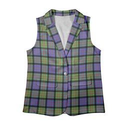 ScotsTee Shop Scottish MacDonald Ancient Women's Tartan Sleeveless Blazer Suit Vest