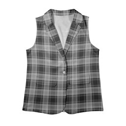 ScotsTee Shop Scottish Glen Women's Tartan Sleeveless Blazer Suit Vest