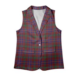 ScotsTee Shop Scottish MacNiven Women's Tartan Sleeveless Blazer Suit Vest
