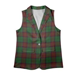 ScotsTee Shop Scottish McInery Women's Tartan Sleeveless Blazer Suit Vest