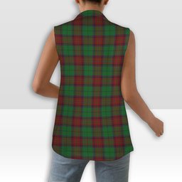ScotsTee Shop Scottish McInery Women's Tartan Sleeveless Blazer Suit Vest