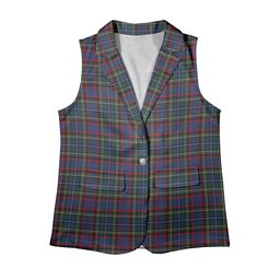 ScotsTee Shop Scottish MacBeth or MacLulich Women's Tartan Sleeveless Blazer Suit Vest