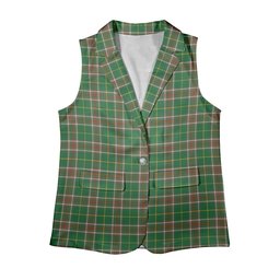 ScotsTee Shop Scottish Newfoundland Labrador Province Canada Ancient Women's Tartan Sleeveless Blazer Suit Vest