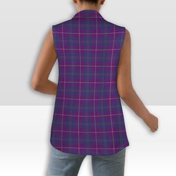 ScotsTee Shop Scottish Pride of Glencoe Women's Tartan Sleeveless Blazer Suit Vest