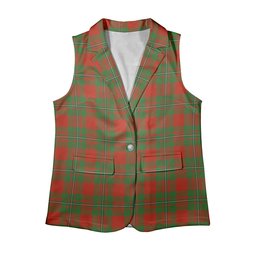 ScotsTee Shop Scottish Gregor of Cardney Ancient Women's Tartan Sleeveless Blazer Suit Vest