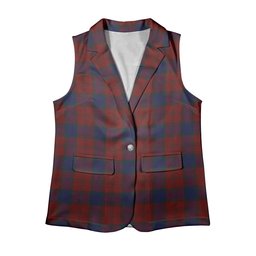 ScotsTee Shop Scottish Lawlis Women's Tartan Sleeveless Blazer Suit Vest