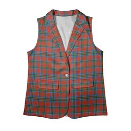 ScotsTee Shop Scottish Sinclair Lyon Count Ancient Women's Tartan Sleeveless Blazer Suit Vest