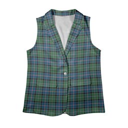 ScotsTee Shop Scottish Stirling Modern Women's Tartan Sleeveless Blazer Suit Vest