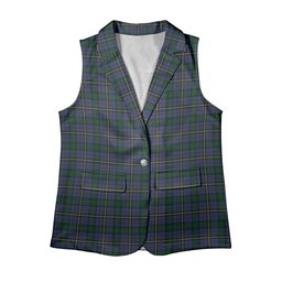 ScotsTee Shop Scottish Hope Clan Originaux Women's Tartan Sleeveless Blazer Suit Vest