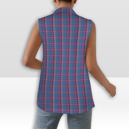 ScotsTee Shop Scottish Yale College, Wrexham Women's Tartan Sleeveless Blazer Suit Vest