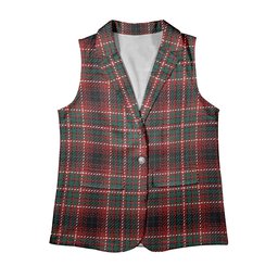 ScotsTee Shop Scottish Innes of Cowie Modern Women's Tartan Sleeveless Blazer Suit Vest