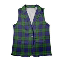 ScotsTee Shop Scottish Wartley Hunting Women's Tartan Sleeveless Blazer Suit Vest