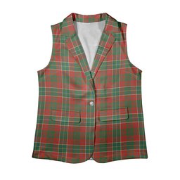 ScotsTee Shop Scottish Hunter USA Ancient Women's Tartan Sleeveless Blazer Suit Vest