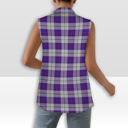 ScotsTee Shop Scottish MacRae Dress Purple 1 Women's Tartan Sleeveless Blazer Suit Vest