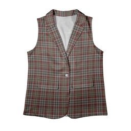 ScotsTee Shop Scottish Nicolson Hunting Weathered Women's Tartan Sleeveless Blazer Suit Vest
