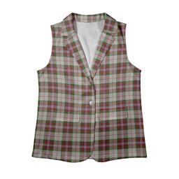ScotsTee Shop Scottish McLean Dress Women's Tartan Sleeveless Blazer Suit Vest