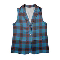 ScotsTee Shop Scottish Hume Ancient Women's Tartan Sleeveless Blazer Suit Vest