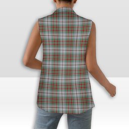 ScotsTee Shop Scottish McBean Dress Women's Tartan Sleeveless Blazer Suit Vest