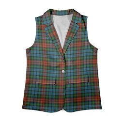 ScotsTee Shop Scottish Langston Women's Tartan Sleeveless Blazer Suit Vest