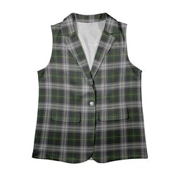 ScotsTee Shop Scottish Gordon Dress MacGregor-Hastie Women's Tartan Sleeveless Blazer Suit Vest